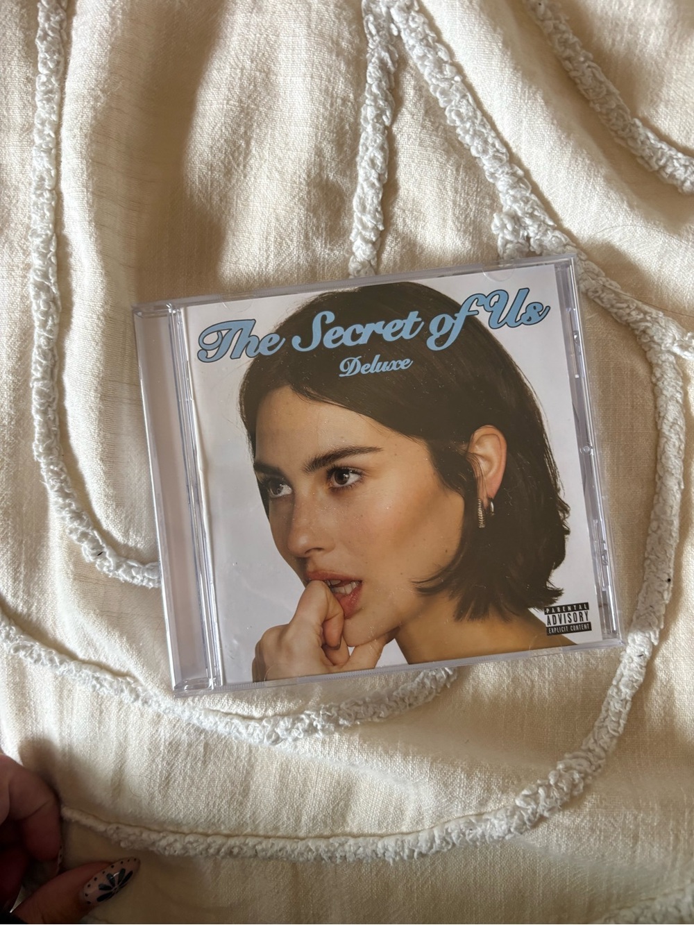 The Secret of Us Deluxe CD — Beige & Light Blue Cover